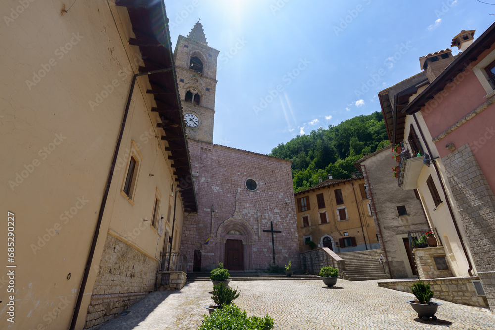 Leonessa, historic town in Lazio, Italy