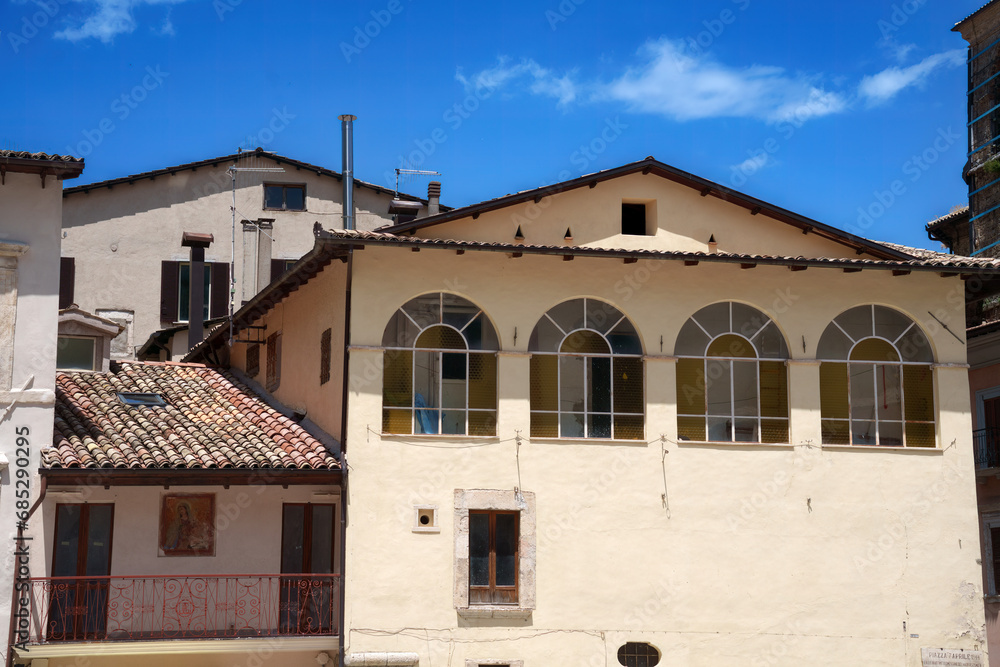 Leonessa, historic town in Lazio, Italy