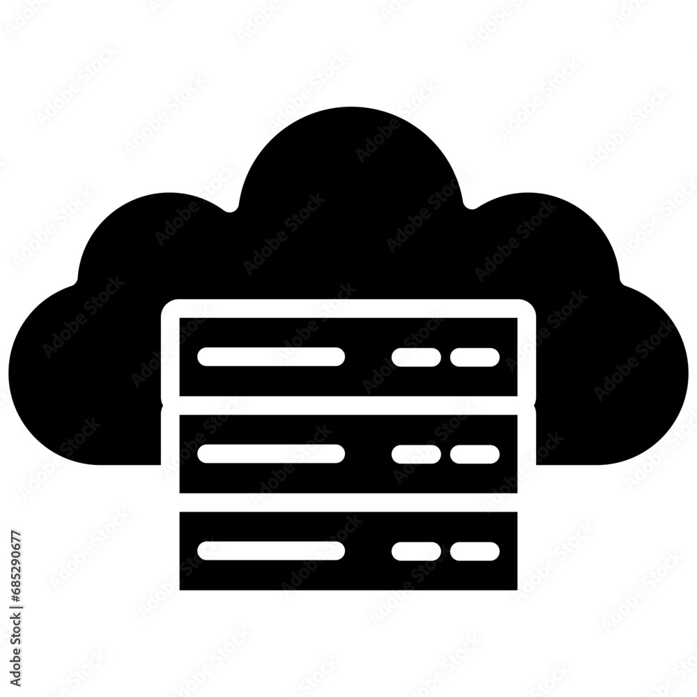 Cloud Storage Icon Cloud Storage Icon