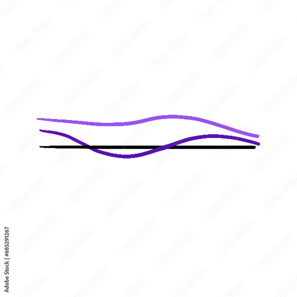 violet line