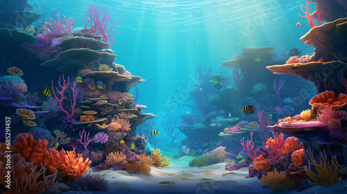 Beautiful underwater scenery