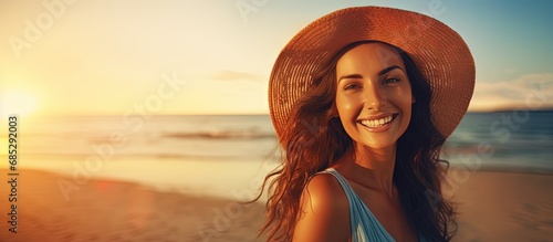 Summer woman beach lifestyl...