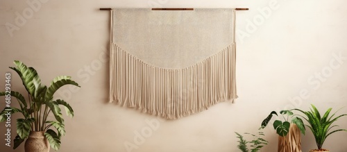 Mid century room decor with...
