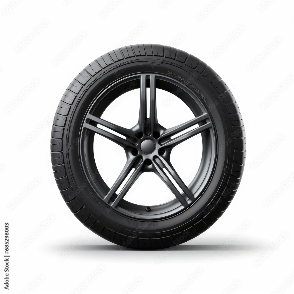 Car tire, AI generated Image