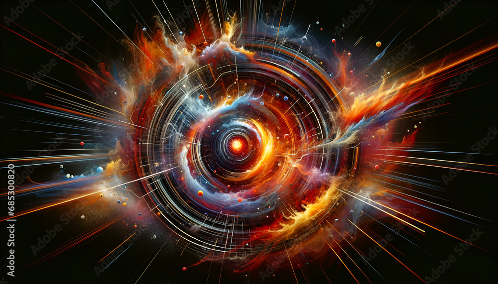 Obraz premium Radiant Energy Abstract