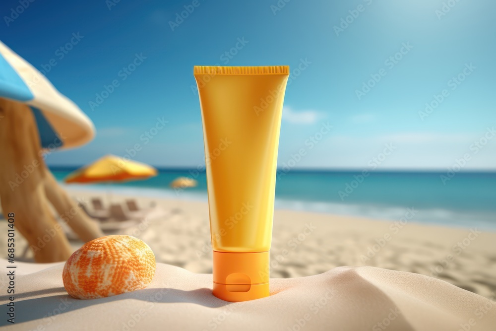 Sun protection. Sunscreen. Skin and body care
