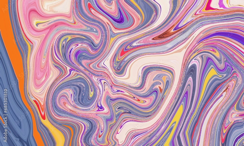 Abstract gradient liquid motion artwork background design flow of color. marble wallpaper
