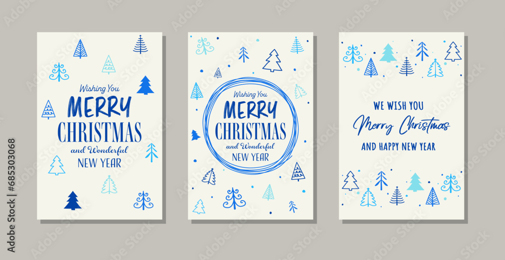 Hand drawn Christmas tree. Greeting cards concept. Vector illustration Hand drawn Christmas tree. Greeting cards concept. Vector illustration