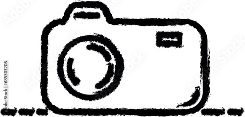 camera dusk style icon grunge style vector