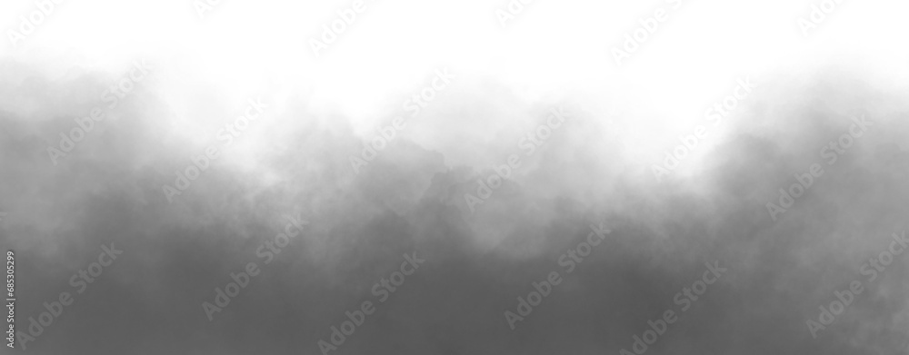 Obraz premium Misty fog, Smoke, vapor, Fog texture overlays on transparent background, PNG