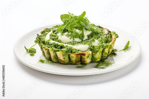 Spinach and Artichoke Stuffed Mushrooms - Icon on white background