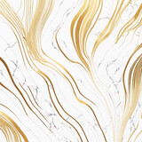 Marble light natural texture in white color with gold metallic veins. Stains and drips, elegant luxury background.