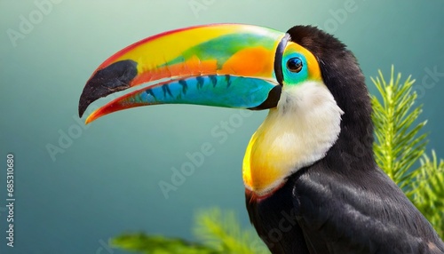 beautiful toucan bird on background © Slainie