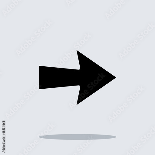 Right arrow icon vector. Next icon sign symbol vector. Move forward vector icon illustration isolated on gray background Free Download Right arrow icon vector. Next icon sign symbol vector. Move forward vector icon illustration isolated on gray background - GFXLoad
