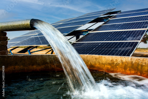 Solar powered tube well for irrigation