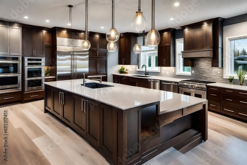 Modern Kitchen in new luxury home