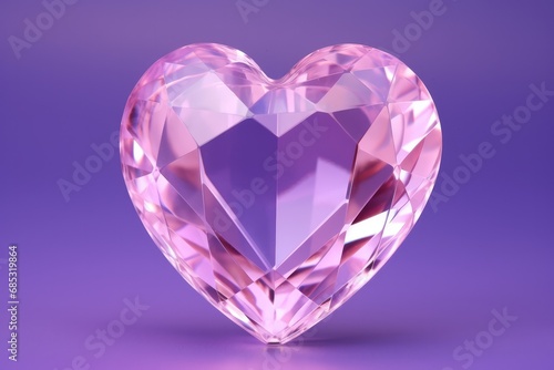 A Heart Shaped Pink Diamond © Anastasiia