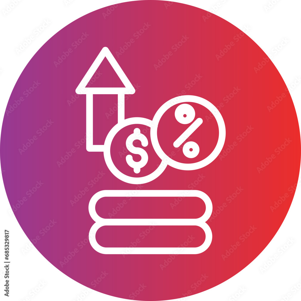 Interest rate Icon style
