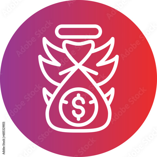 Angel investor Icon style