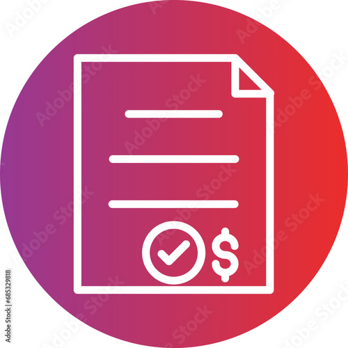 Loan application Icon style