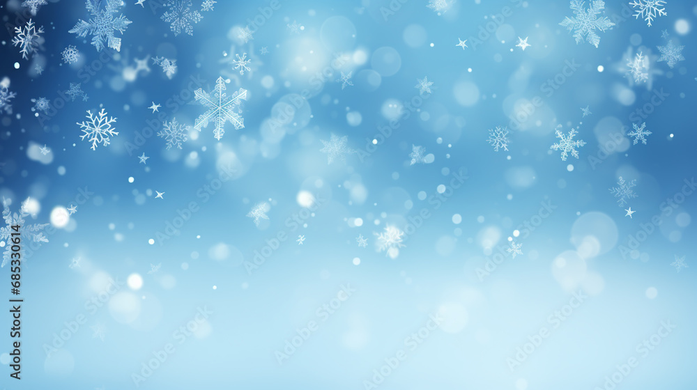 Heavy snowfall in different shapes and forms. Falling Christmas snow. Realistic falling snowflakes isolated on transparent background. Place for text