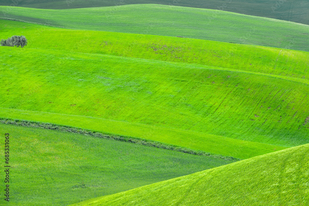 Lucania summer countryside landscape, Basilicata, Italy