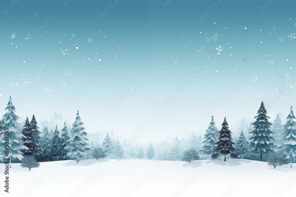 Winter background with copy space