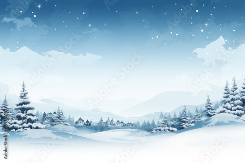 Winter background with copy space © melhak