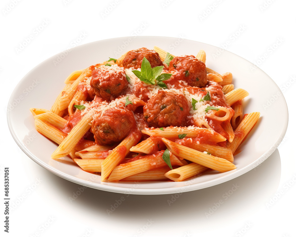 Ziti with Meatballs