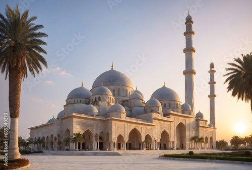 Sheikh Zayed Grand Mosque in Abu Dhabi, United Arab Emirates, sheikh zayed mosque, abu dhabi mosque, grand mosque abu dhabi, uae mosque, grand mosque, white mosque, mosque illustration, mosques