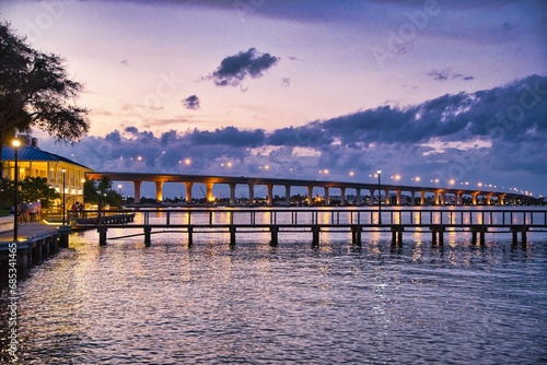 Stuart Florida Riverfront View of Roosevelt Bridge