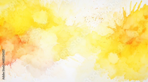 brush yellow watercolor.color shades space image