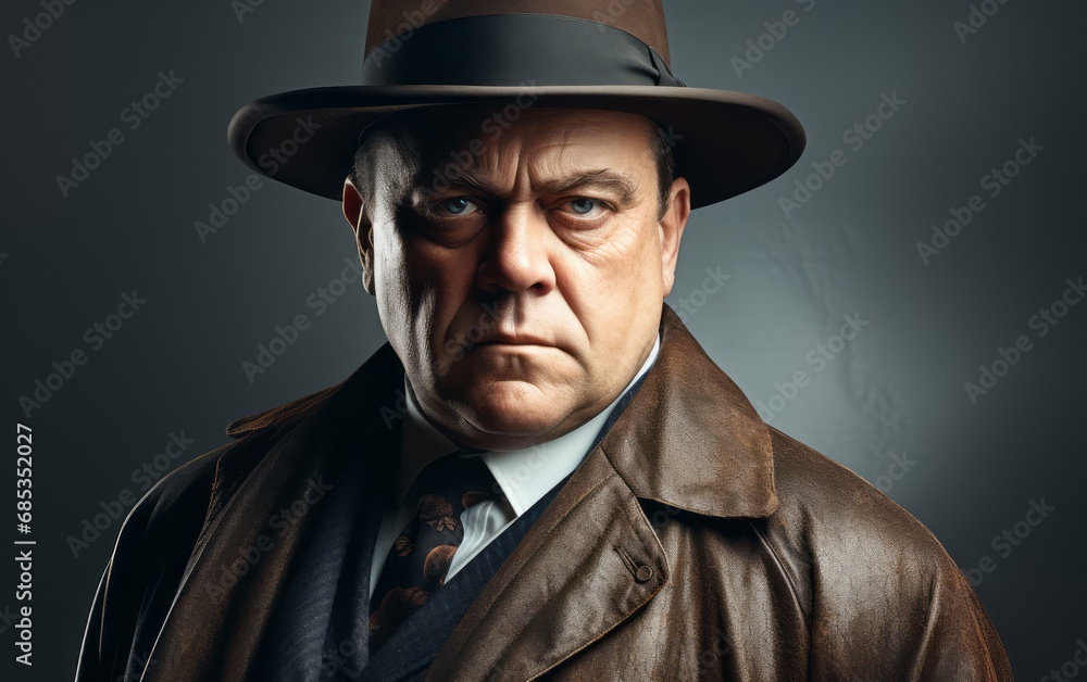mob boss dramatic portrait mob boss dramatic portrait