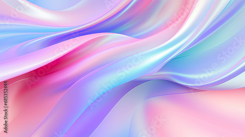 Abstract Seamless Y2K Retro Futurism Iridescent Playful Pastel Holographic Heatmap Gradient Blur Background Texture. Dreamy Opalescent Pale Rainbow. Retro 80s Aesthetic. Nostalgic Vaporwave Webpunk