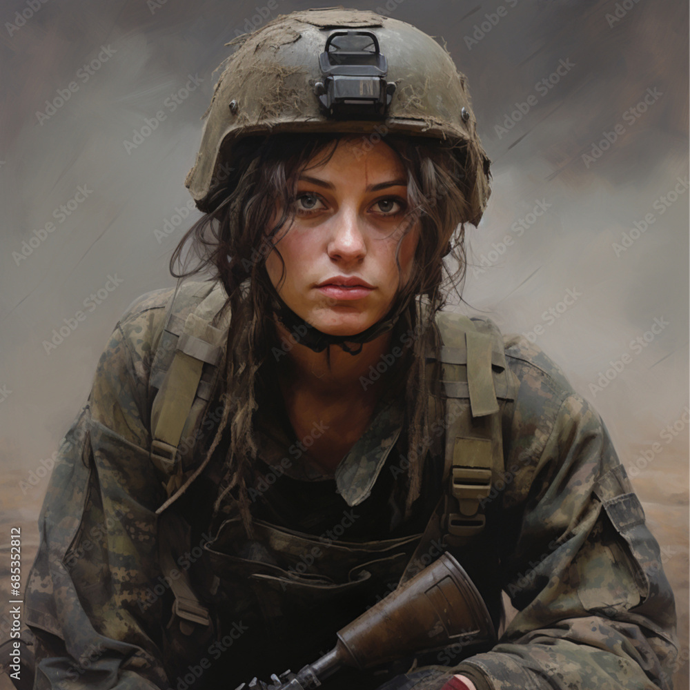 portrait of a military soldier portrait of a military soldier
