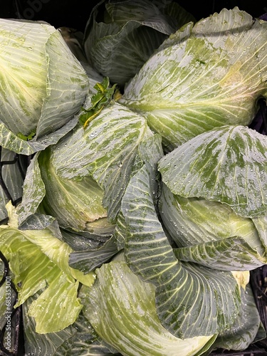 cabbage at the market, vegetable store