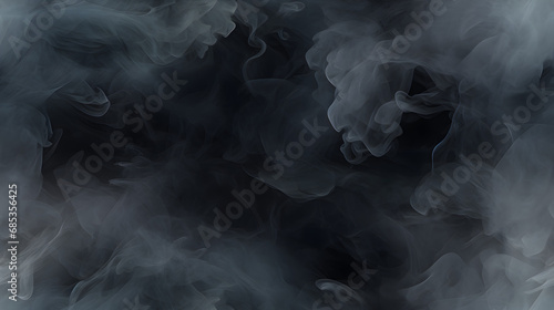 Seamless dense billowing smoke texture with mysterious dramatic look