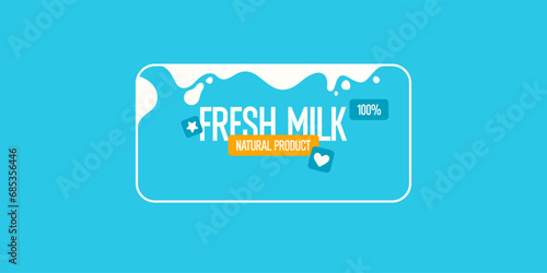 The original concept poster to advertise milk.