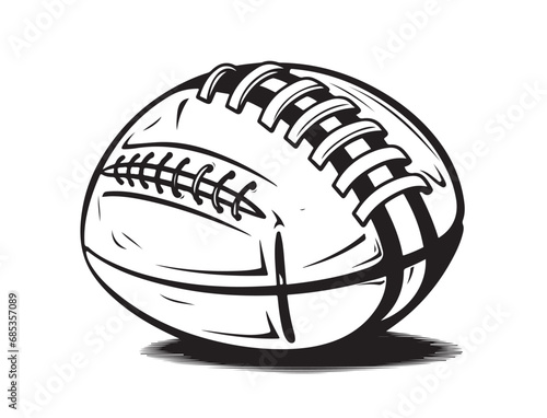 Vintage label, Hand drawn Football, soccer ball sketch, grunge textured retro badge, typography design t-shirt print, vector illustration.