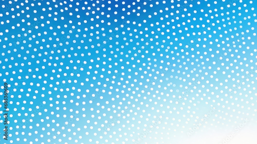 A textured background featuring a halftone pattern in white and blue gradient hues, embodying a grunge texture with dots reminiscent of pop art, comics, and sport-style vector illustrations.