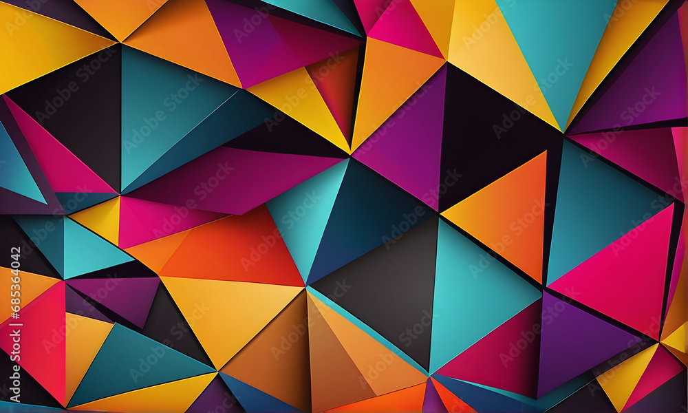 Geometric and abstract background illustration. Generative AI Geometric and abstract background illustration. Generative AI