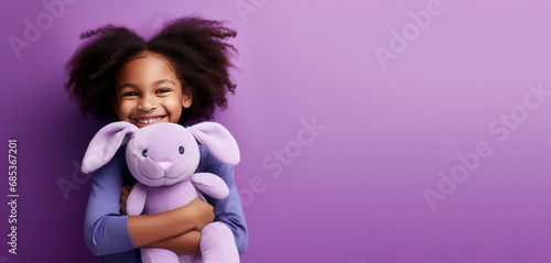 Cute African American Girl ...