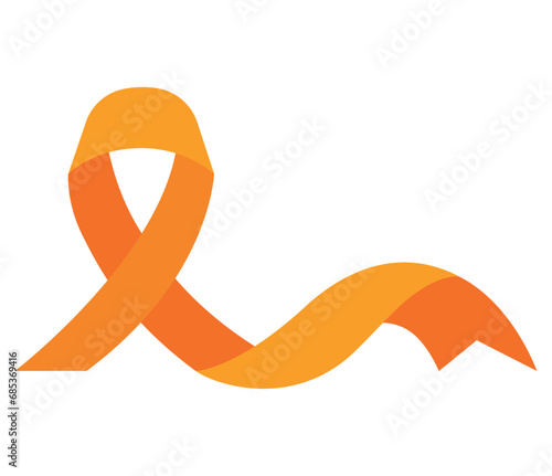 attention deficit hyperactivity disorder ribbon illustration