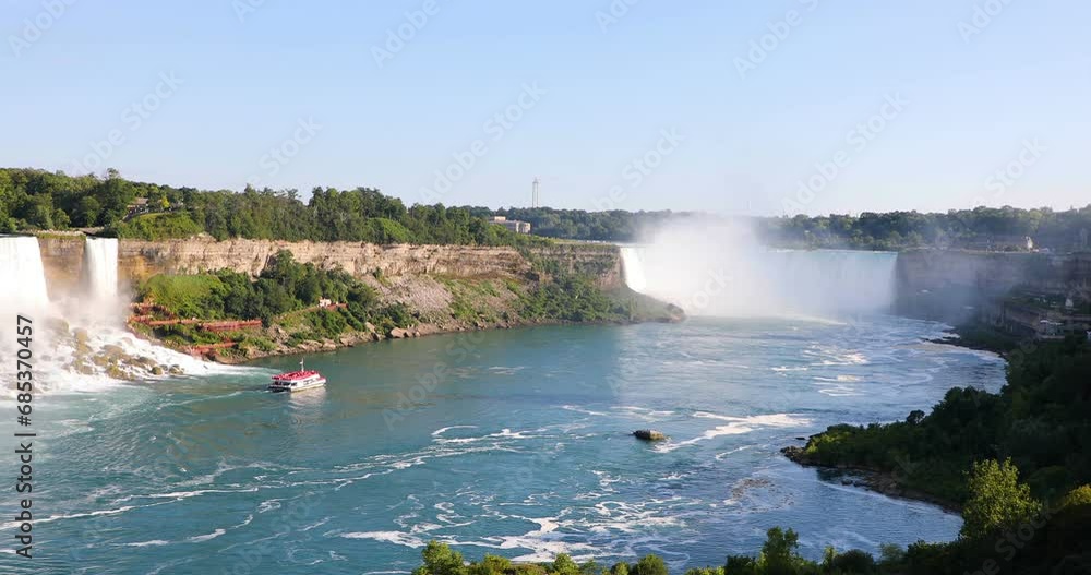 Beautiful view of Niagara Falls in Canada Beautiful view of Niagara Falls in Canada