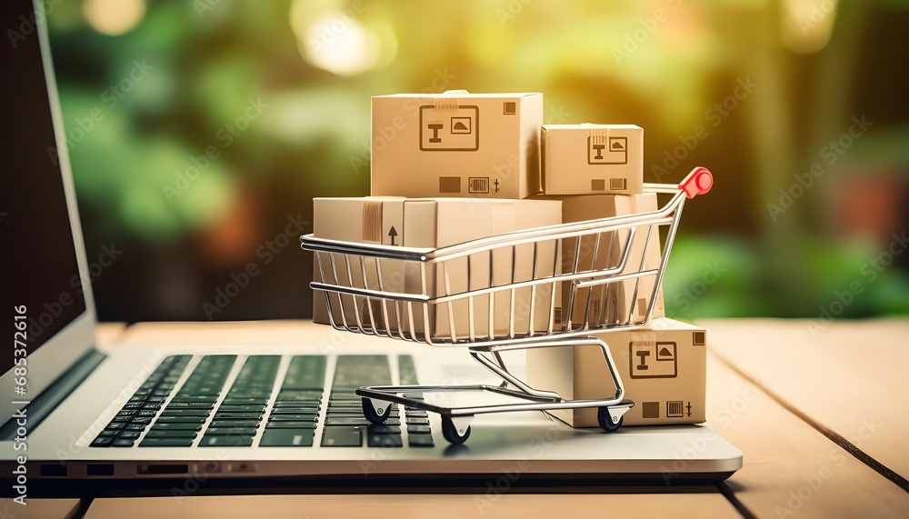 Shopping cart filled with delivery boxes on a laptop. Concept: Online shopping and home delivery.
Shopping cart filled with delivery boxes on a laptop. Concept: Online shopping and home delivery.
Shopping cart filled with delivery boxes on a laptop. Concept: Online shopping and home delivery.
Shopping cart filled with delivery boxes on a laptop. Concept: Online shopping and home delivery.