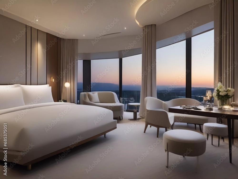 Modern Marvel: Step Inside the Chic Sanctuary of a Luxurious Hotel Room! Modern Marvel: Step Inside the Chic Sanctuary of a Luxurious Hotel Room!