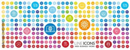 icons collection circle