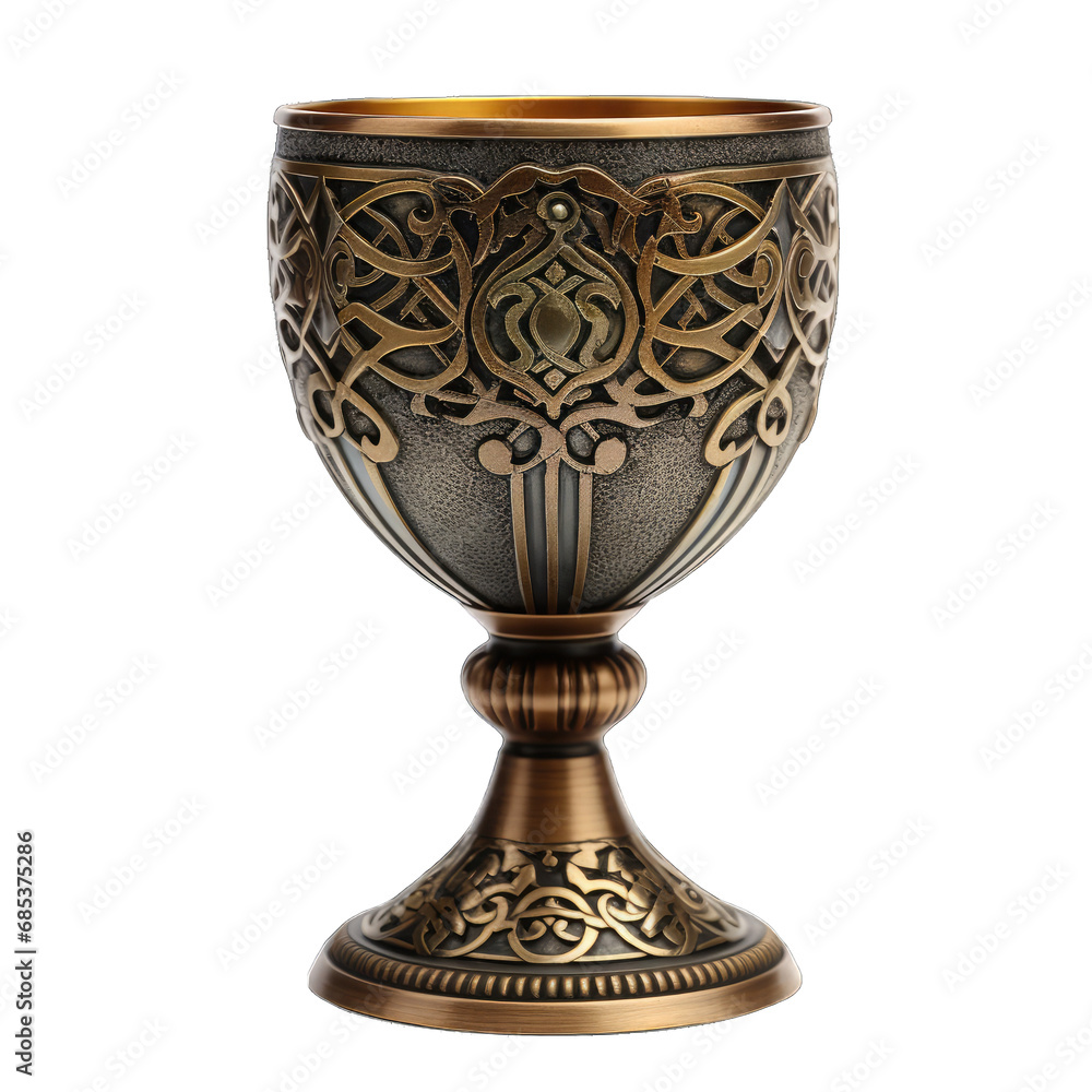 Renaissance. Style Goblet. A Renaissance. Style Goblet With Intricate Carvings Isolated to Toast to the Opulence and Artistry of the Period.. Cutout PNG. Renaissance. Style Goblet. A Renaissance. Style Goblet With Intricate Carvings Isolated to Toast to the Opulence and Artistry of the Period.. Cutout PNG.