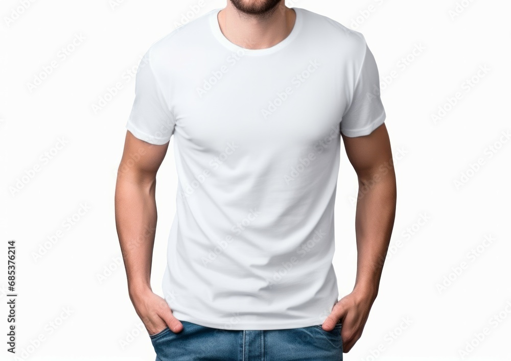T-shirt design and people concept - close up tshirt mockup of young man in blank white, black, gray tshirt front and rear isolated background. Mock up template for print design T-shirt design and people concept - close up tshirt mockup of young man in blank white, black, gray tshirt front and rear isolated background. Mock up template for print design