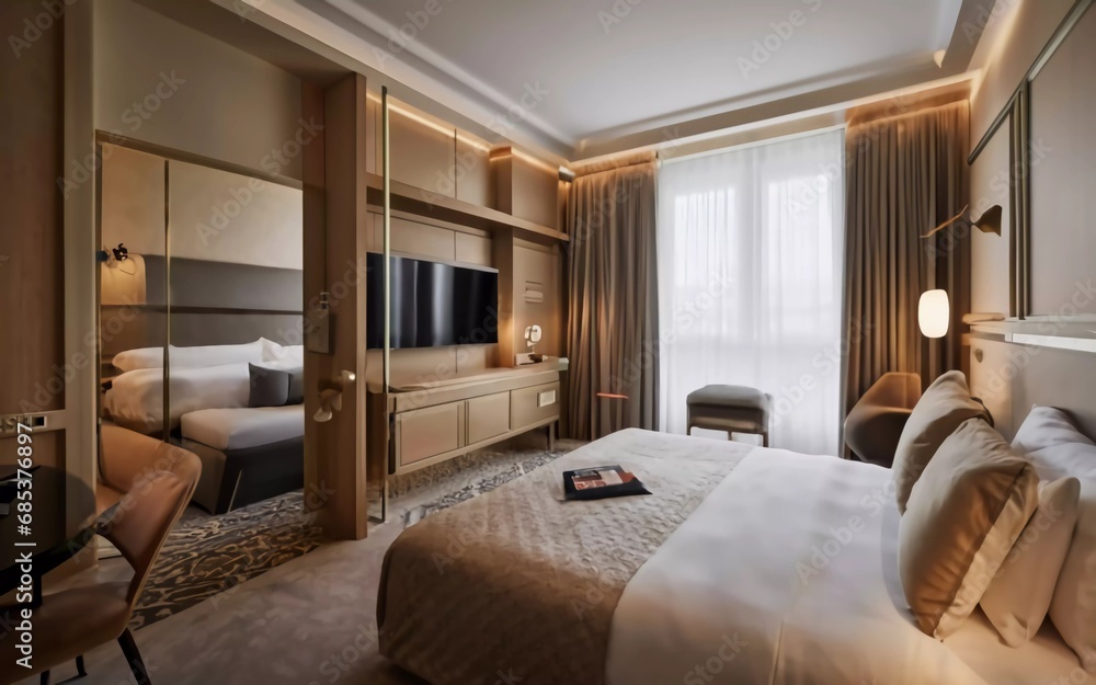 Modern Marvel: Step Inside the Luxurious Serenity of Your Dream Hotel Room!